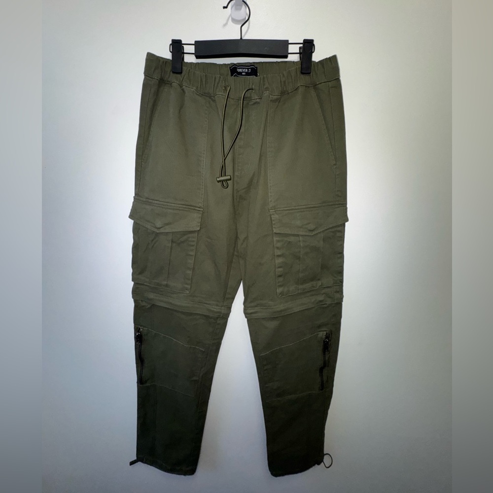 Men's Khaki Green Trousers